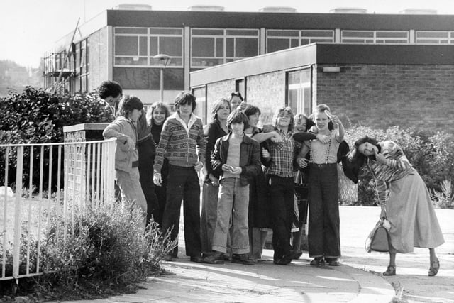 Matthew Murray School students pictured in September 1978.