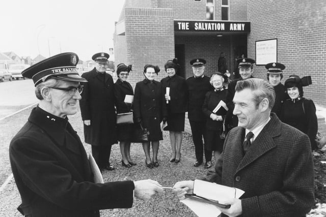 The opening of the new £100,000 Salvation Army headquarters on Waterloo Road in Hunslet.