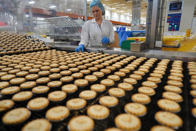 Carlton Bakery is the biggest mince pie factory in the world