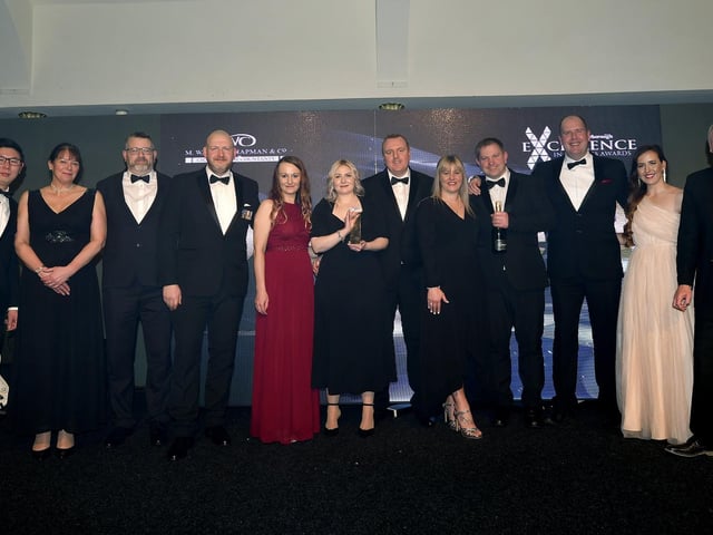 The team from Duraweld Ltd; the company won Outstanding Business of Lockdown.