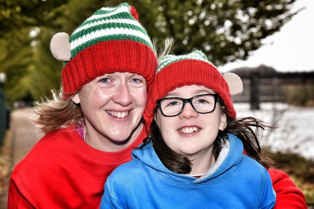 Michelle and Darcey, 9, Green