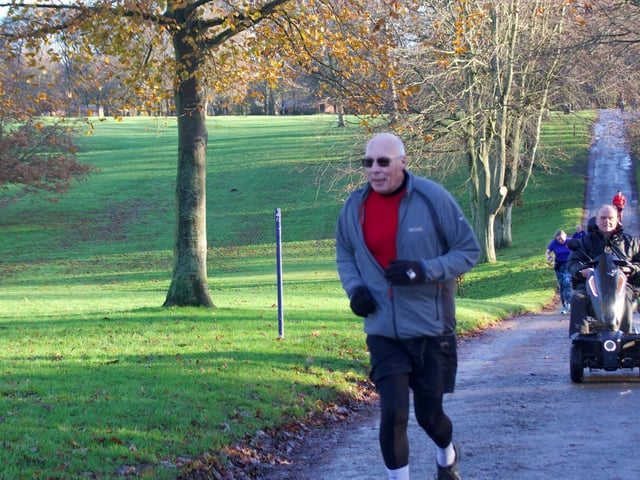 Staying ahead of the mobility scooter at the Sewerby Parkrun
Photos by TCF Photography