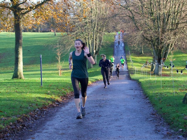 In a happy mood despite the weather at Sewerby Parkrun

Photos by TCF Photography