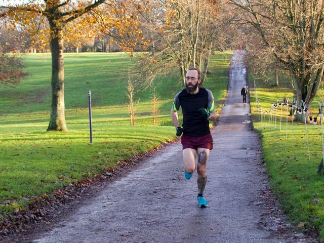 Bridlington Road Runners athlete Phill Taylor at the Sewerby Parkrun
Photos by TCF Photography