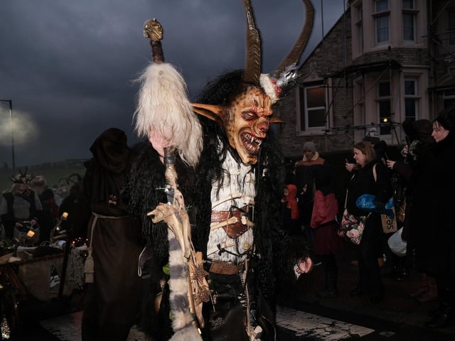 Krampus characters at the top of Khyber Pass, Whitby.
215088x