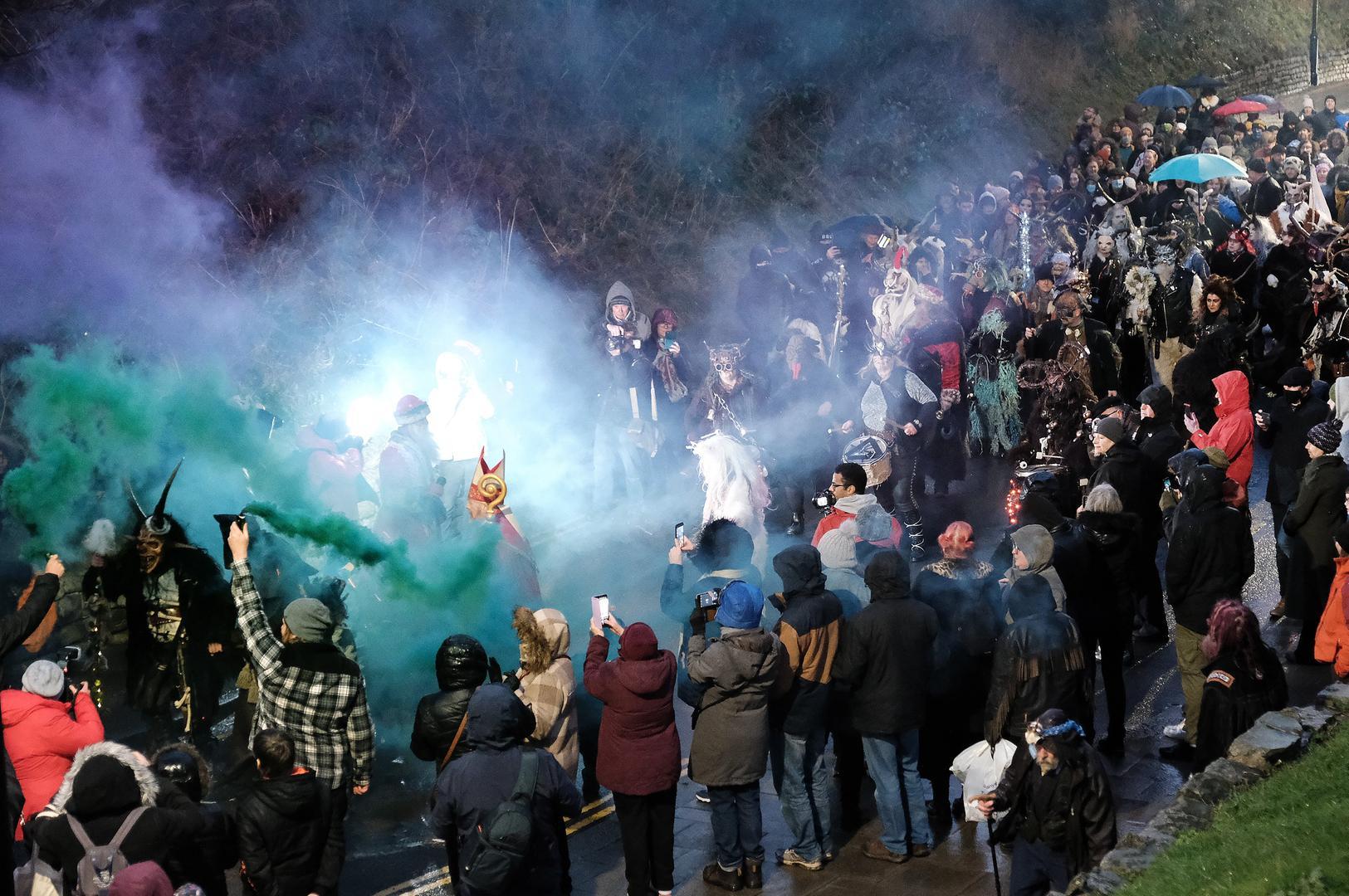 The Krampus Run parade on Khyber Pass.
215088xx