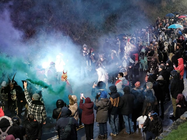 The Krampus Run parade on Khyber Pass.
215088xx