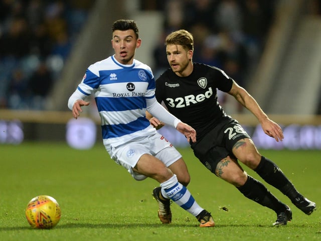 Gaetano Berardi goes round QPR's Ilias Chair.
