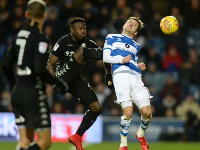 Ronaldo Viera collides with QPR's Josh Scowen.
