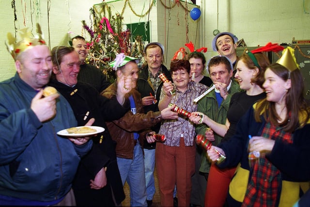 Christmas party at the Citadel, Raikes Parade, Blackpool, 1998