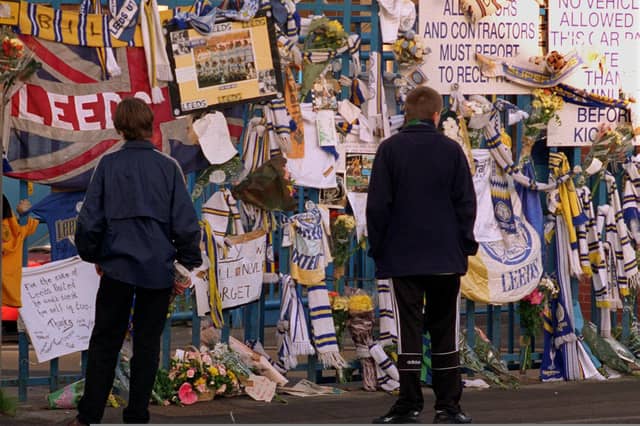 These photo memories turn the clock back to December 1997 when Leeds United and the football world mourned the death of Billy Bremner. PIC: Mel Hulme