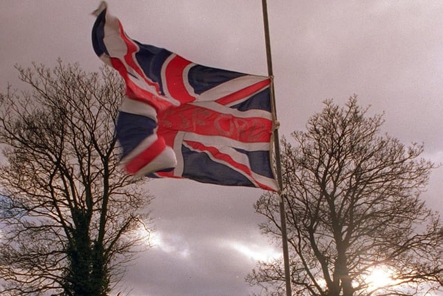A flag was flown at half mast at Leeds United's Thorp Arch training ground.