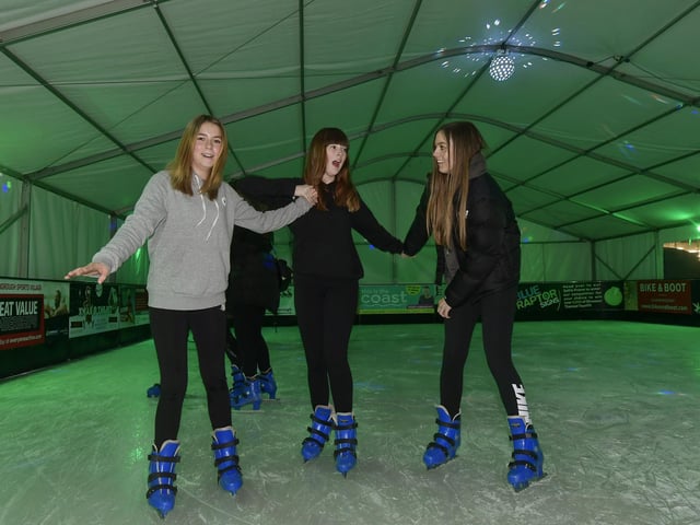 Balancing on the ice...