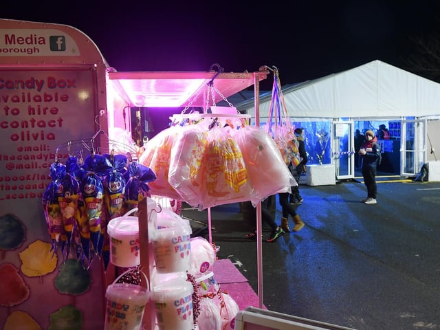 Candy floss and refreshments just a stone's throw away.