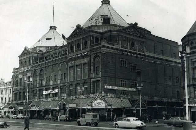 Originally known as The Alhambra Theatre when it opened in 1899, the building was sold to the Blackpool Tower Company in July 1903 and opened in 1904 as The Palace Theatre. It was demolished in 1961.