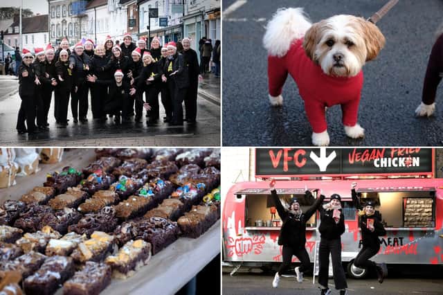 From live entertainment to sweet treats and cheese, there was something for everyone at Malton Christmas market.