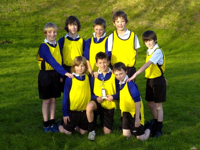 Caedmon School cross country team takes home the trophy.