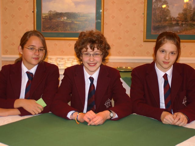 Students from Fyling Hall School take part in a Youth Speaks event along with other schools.