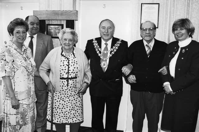 Barley Brook nursing home is reopened by the Mayor Coun Bernard Holt in 1995