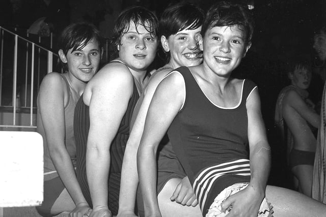 Wigan schools swimming gala in 1966