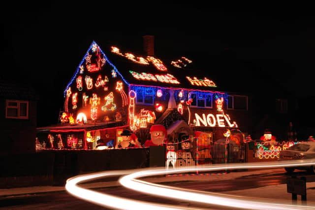 Enjoy these photo memories of Leeds residents keen to show of their Christmas lights displays. PIC: Justin Slee