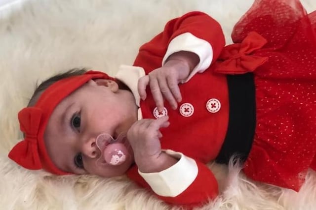 Shannon Walker said: "My 2nd baby’s first Christmas dressing as Mrs Claus."