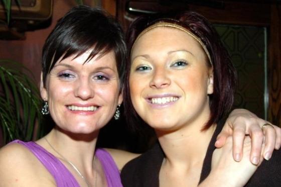 Gemma and Joanne in the Quest VIP in December 2008.
