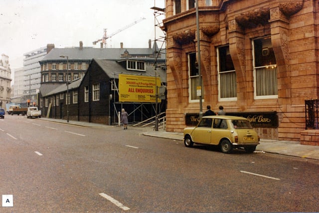 King Street looking towards East Parade in Aprilk 1979. The Hotel Metropole is in the foreground right.