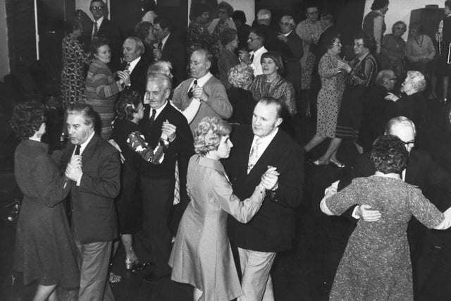 Members of Newbourne Methodist Chapel in Richmond Hill enjoy a dance in March 1979.