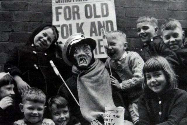 October 1968 on Ivy Mount, York Road and children with their Guy collect for the YEP Christmas Fund.