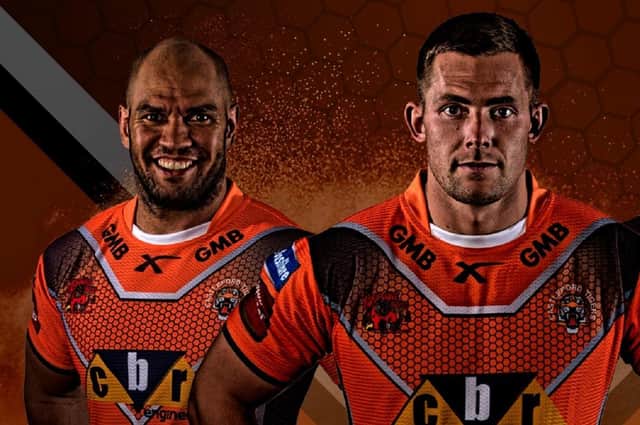 Castleford Tigers' home shirt in 2017.