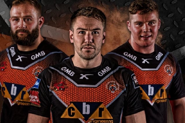 Castleford Tigers' away shirt from 2017