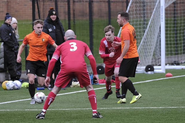 Newlands v Edgehill in the Scarborough Saturday League first division.

Photos by Richard Ponter