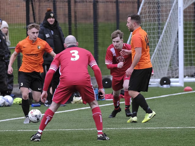 Newlands v Edgehill in the Scarborough Saturday League first division.
Photos by Richard Ponter
