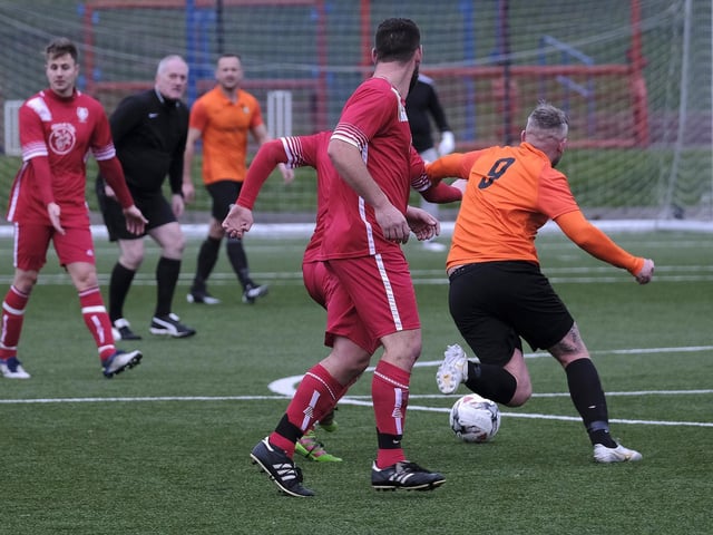 Newlands v Edgehill in the Scarborough Saturday League first division.
Photos by Richard Ponter