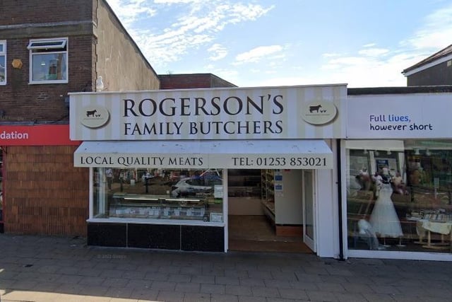 Rogerson Butchers, 110 Victoria Rd W, Blackpool, Thornton-Cleveleys FY5 1AG
