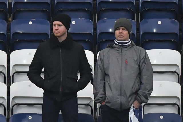 These PNE fans wait in their seats ahead of kick-off