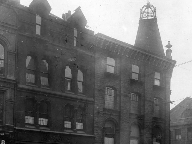The old premises of H & D Hart milliner and furriers on Briggate pictured in August 1925. Harts re-located to 116 Briggate to make way for the Paramount Cinema which opened in 1932.