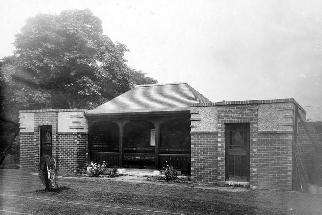 Becketts Park pavilion pictured in June 1927. The estate was once part of Kirkstall Abbey property. The Beckett family bought the land in 1834 and renamed it Kirkstall Grange. In 1908 Lord Grimthorpe sold the estate to the city of Leeds who opened a college on the site.