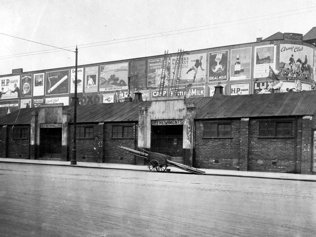 The unemployed centre on Cookridge Street in April 1927. It was sometimes known as the Lord Mayor's hut, also used as a Y.M.C.A.