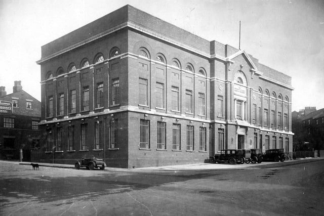 The Dental Hospital on Blundell Street in Leeds city centre pictured in October 1929.  It has since been demolished, in 1979 The Duke of Kent opened the Worsley Medical and Dental Building.