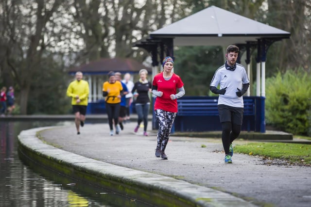Crow Nest Park is a picturesque setting for the Dewsbury Parkruns.