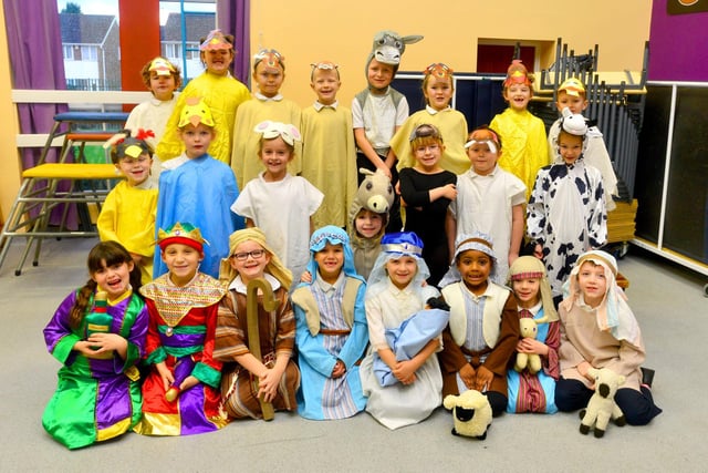 Away in a Manger at Chickenley Community School in 2014