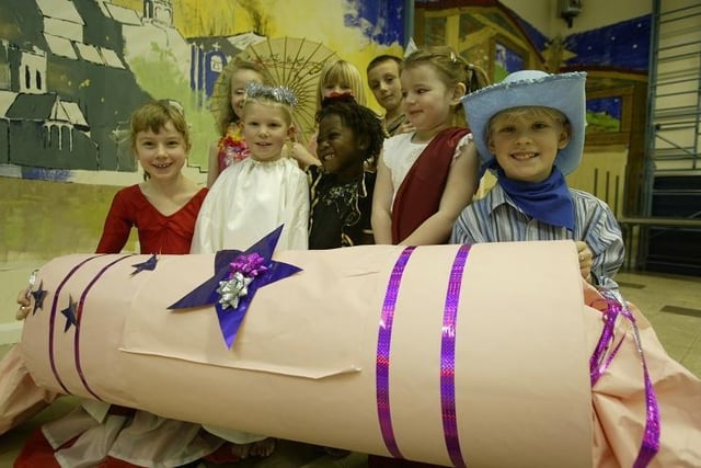 Ripponden Junior and Infant School children in their Christmas Nativity play back in 2004.