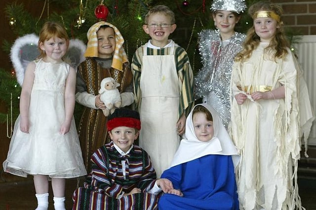 Nativity play at St John's School, Rishworth back in 2005