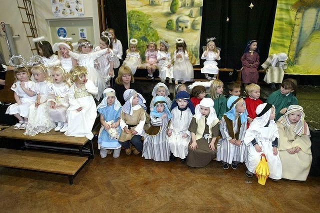 Nativity play at St Joseph's CE Junior Infant and Nursery School, Brighouse back in 2005.