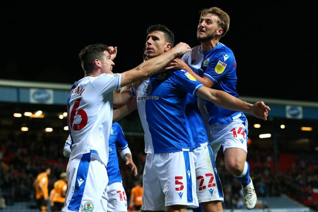 Blackburn Rovers - The Lancashire club are given a 48 per cent probability of finishing in the top six followed by a 23 per cent chance of earning promotion.