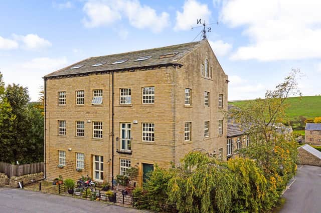 The penthouse apartment covers the entire top floor of the Grade ll Listed former mill.