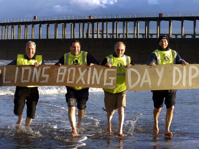 Whitby Lions get ready ahead of the Boxing Day Dip.