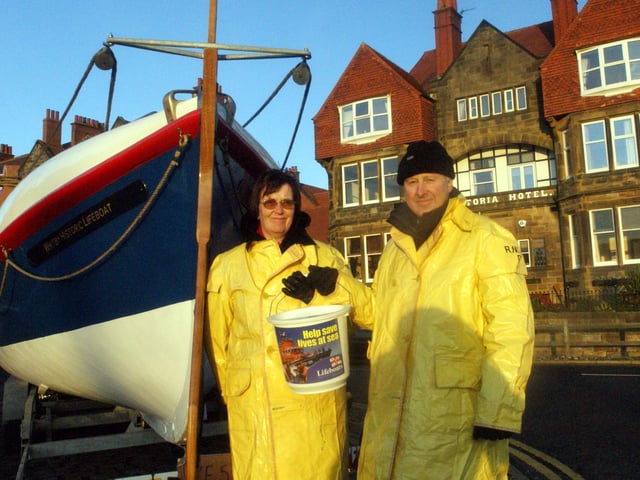 Raising funds at the RNLI Victorian Weekend.